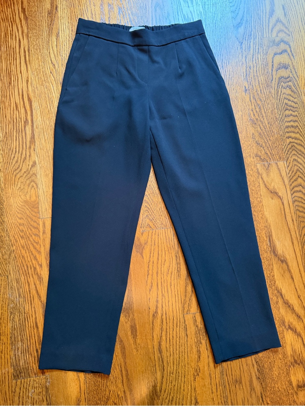 Babaton Black Ankle Cropped Tailored Pants